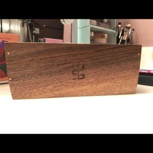 Not for Sale Sonia G Brush Holder Walnut Wood
